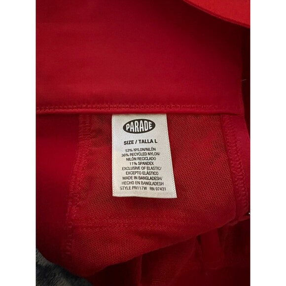 Parade Underwire Bustier Bralette Bra Size L NWT Red Lace - Picture 5 of 7